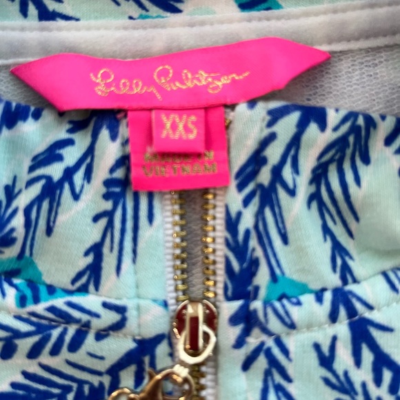 Lilly Pulitzer Quarter zip - Picture 2 of 3